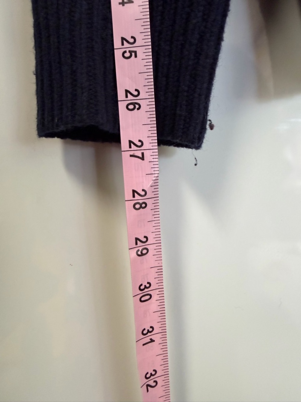 Rare J. Crew Navy and White Fair Isle Crewneck Hoodie Sweater 100% Wool - Picture 6 of 6